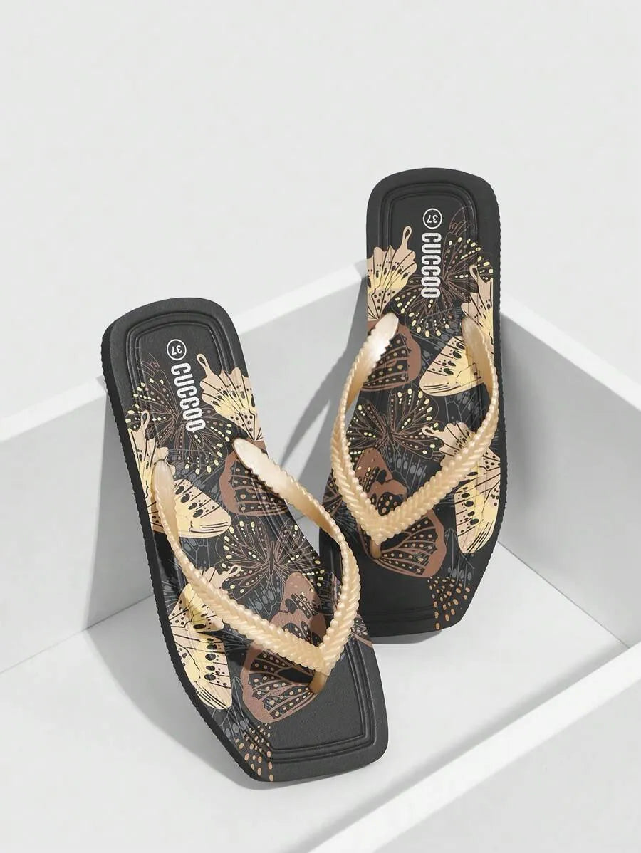 Women's Fashion Summer Flip Flops, Beach Sandals