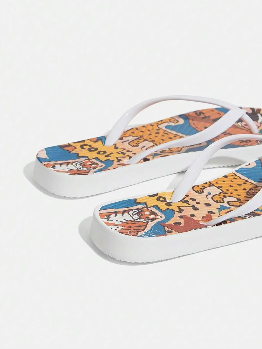 Women's Fashion Summer Flip Flops, Beach Sandals
