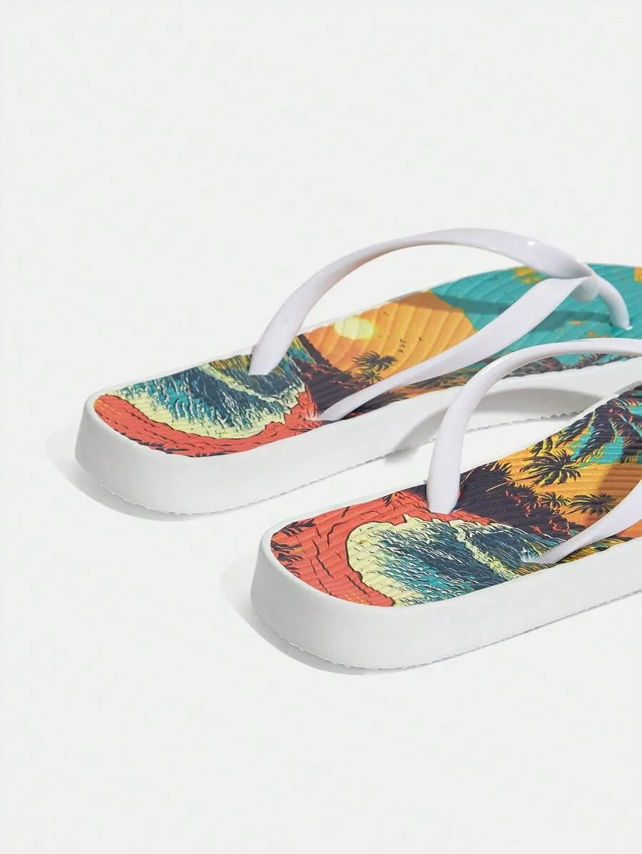 Women's Fashion Summer Flip Flops, Beach Sandals