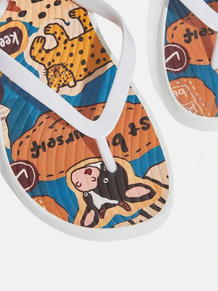 Women's Fashion Summer Flip Flops, Beach Sandals