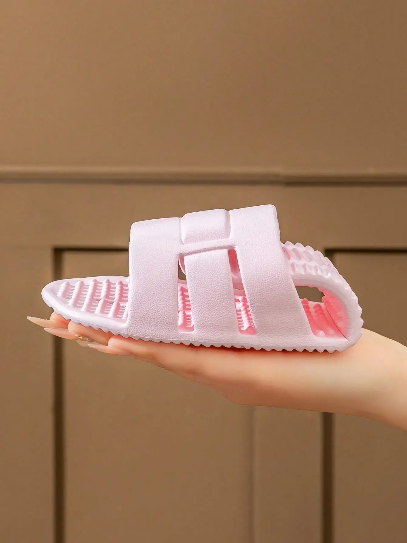 Women's Foldable Travel Slippers, Summer Indoor Home Bathing Swimming Non-Slip Quick Dry Slippers For Hotel & Outdoor Use