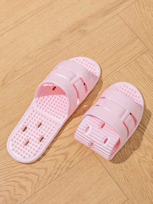 Women's Foldable Travel Slippers, Summer Indoor Home Bathing Swimming Non-Slip Quick Dry Slippers For Hotel & Outdoor Use