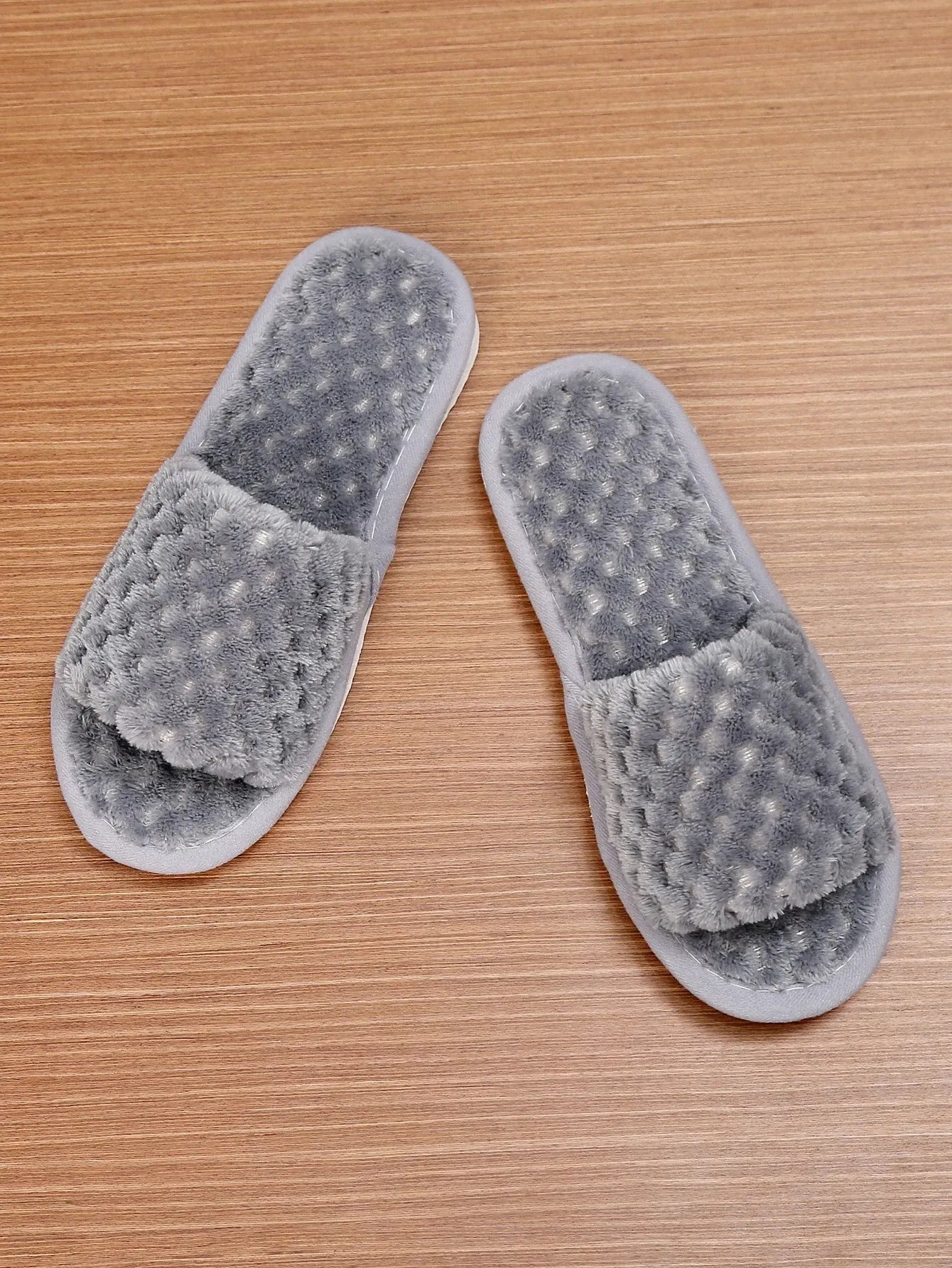 Women’s Soft Plush Slip-On Slippers, Comfortable & Warm Indoor Thermal Lined House Mules, Suitable For Spring, Autumn & Winter