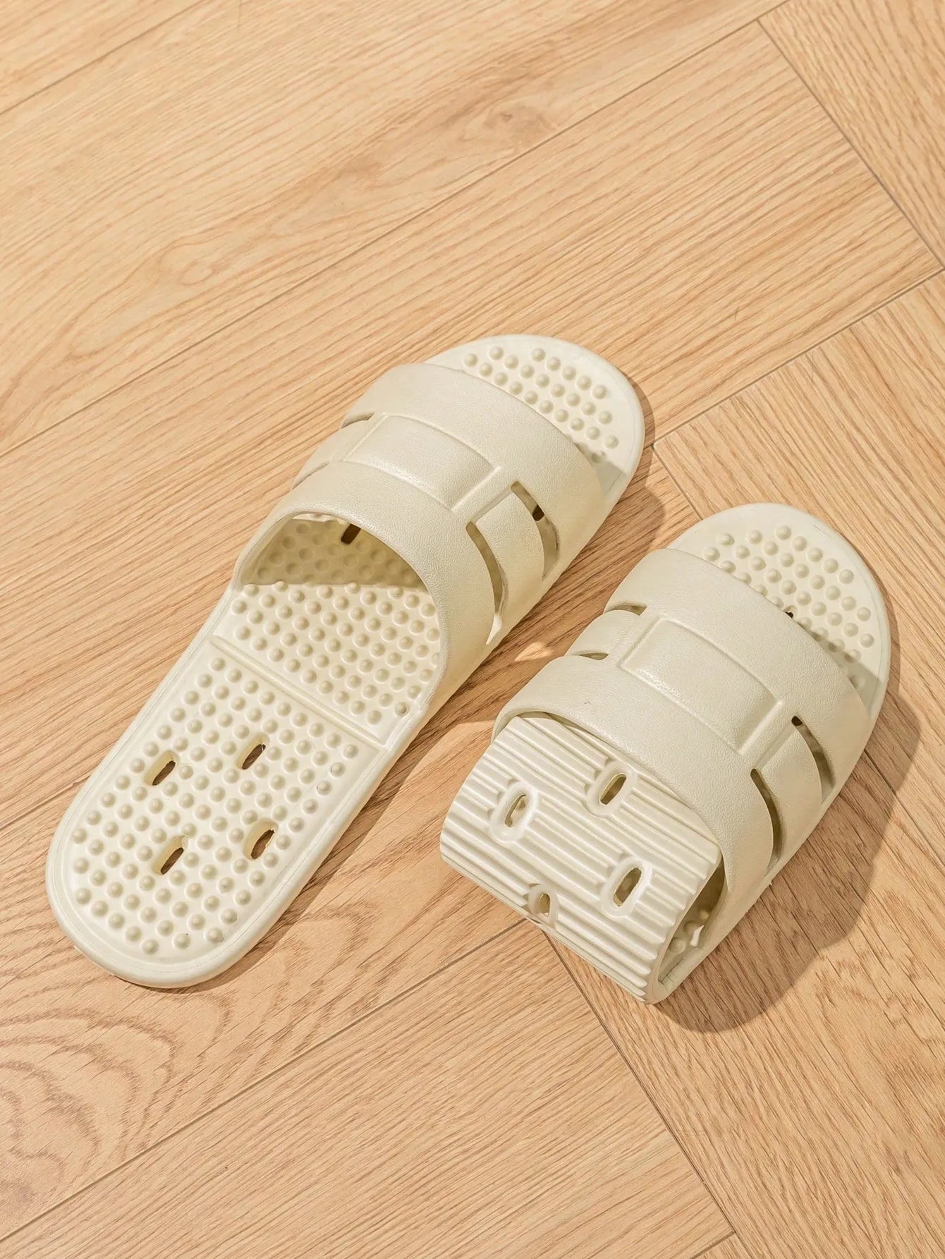 Women's Foldable Travel Slippers, Summer Indoor Home Bathing Swimming Non-Slip Quick Dry Slippers For Hotel & Outdoor Use