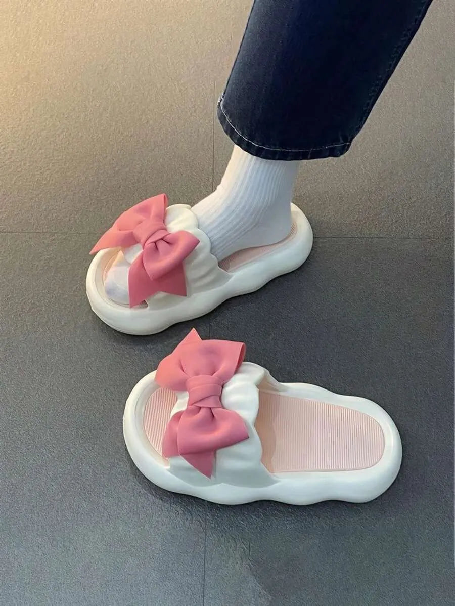 Women's Flower Design Slip-On Sandals, High-Quality, Anti-Slip, Odor-Resistant, Soft Bottom, Indoor/Outdoor House Slippers