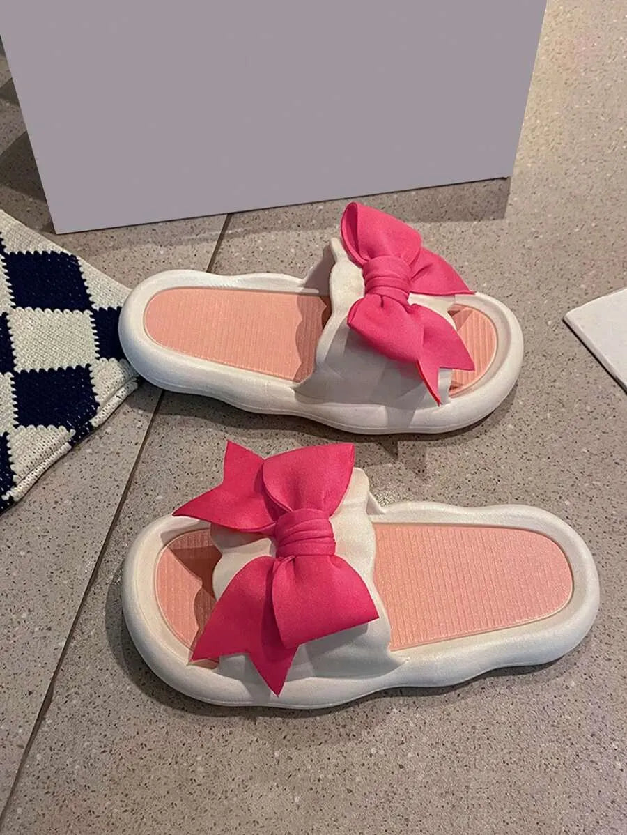 Women's Flower Design Slip-On Sandals, High-Quality, Anti-Slip, Odor-Resistant, Soft Bottom, Indoor/Outdoor House Slippers