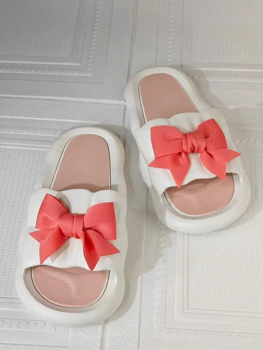 Women's Flower Design Slip-On Sandals, High-Quality, Anti-Slip, Odor-Resistant, Soft Bottom, Indoor/Outdoor House Slippers