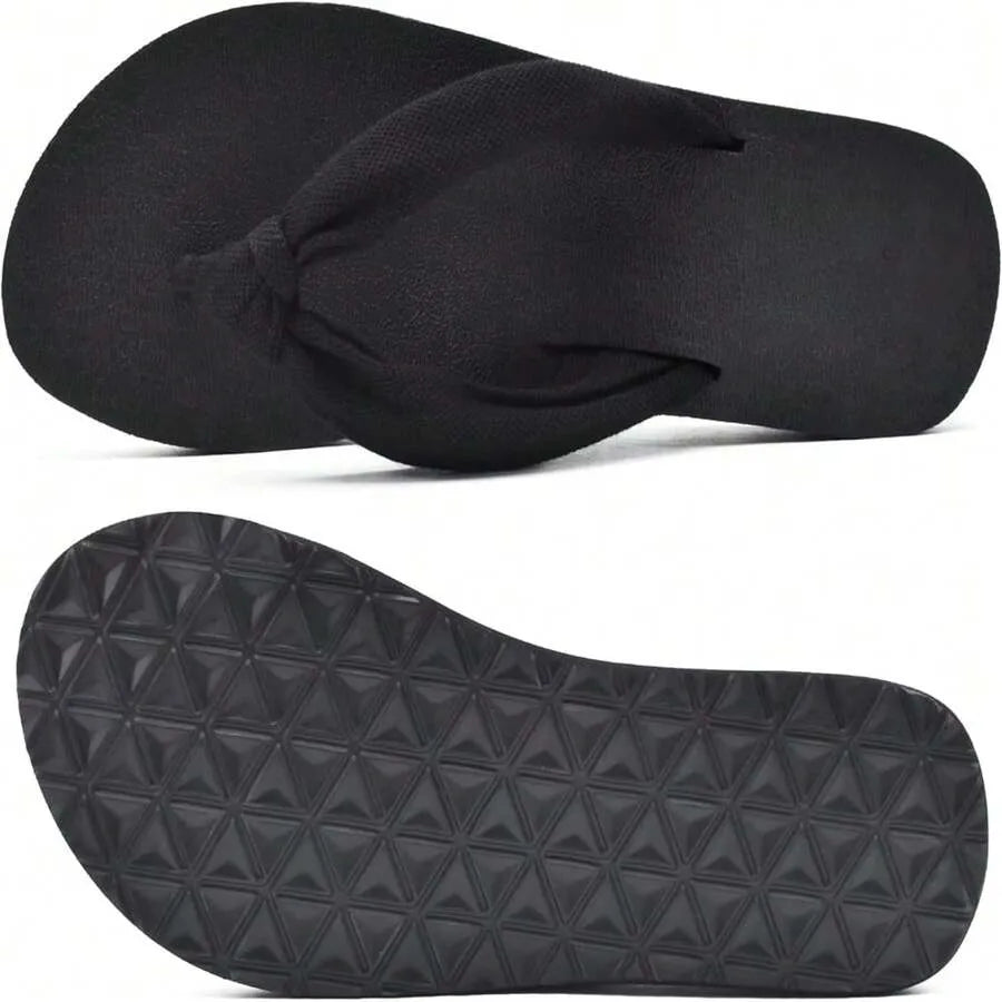 Flip Flops for Women – Yoga Mat Comfortable Summer Beach Walking Thong Cushion Sandals